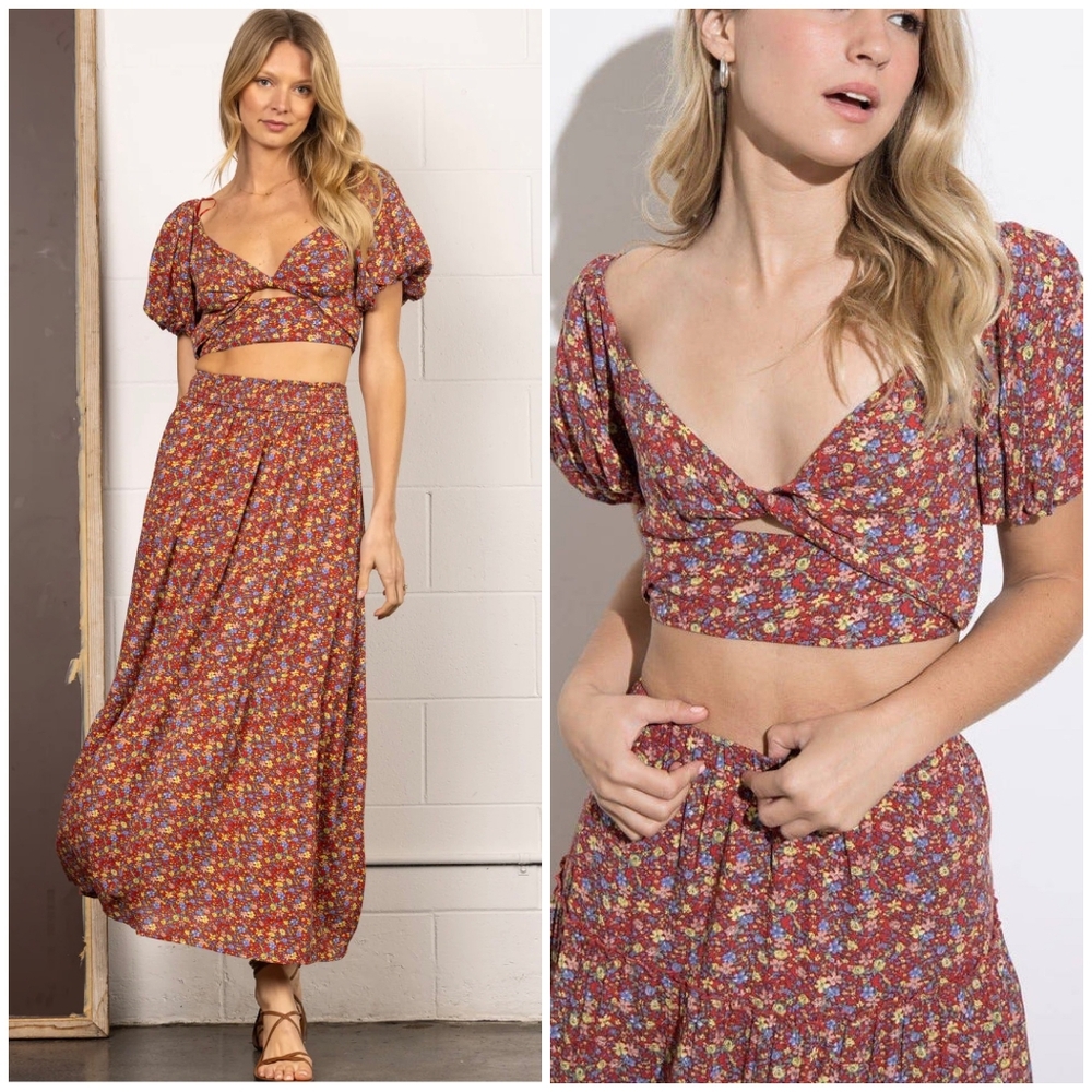 SHOP NEIGHBOR By In The Begging Chic 2-Piece Maxi Skirt Set - Picture 6 of 7